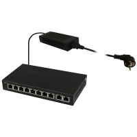 PULSAR SG108 The SG108 10-port switch for 8 IP cameras